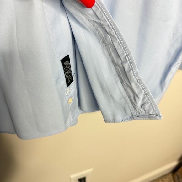 Lot of 2 Jos A Bank Executive Collection Men Shirts 16 1/2-37 Blue Office Preppy - Picture 9 of 15